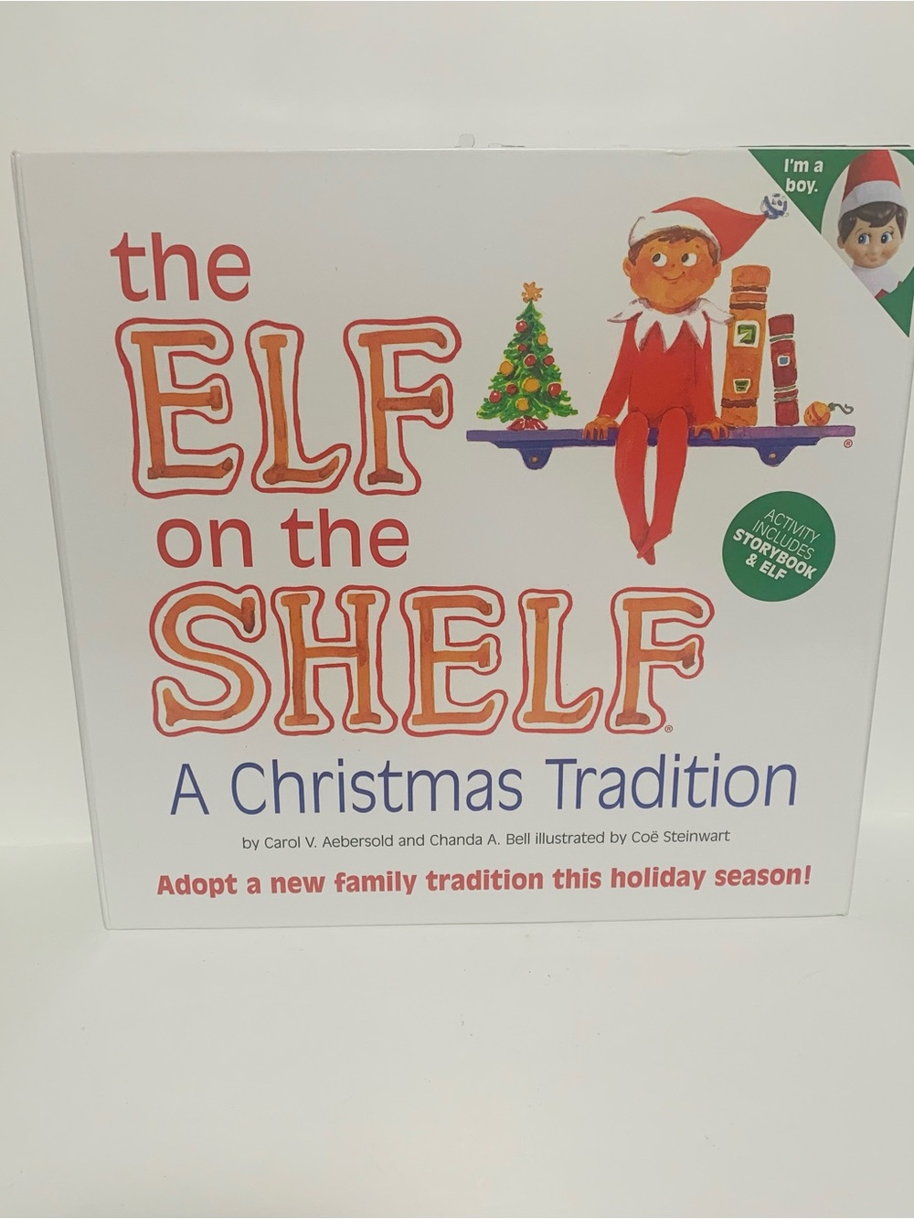 The ELF on the SHELF A Christmas Tradition Book & Elf